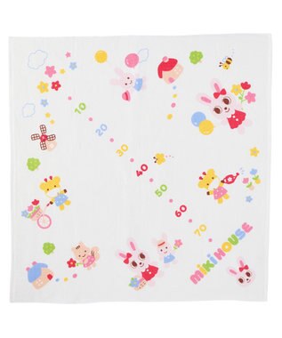 MIKI HOUSE HOT BISCUITS 身長計ガーゼバスタオル ギフトセット【BOX付き】 ピンク