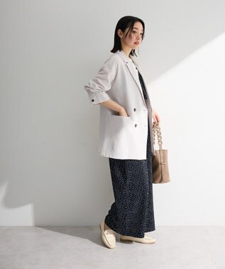 Green Parks オーバーサイズＷ釦ライトジャケット Light Gray