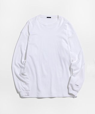 LENO CREWNECK PULLOVER《UNISEX》クルーネックカットソー WHITE