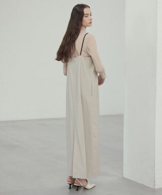 BEIGE， 【Oggi ６月号掲載】OREGANO / サマーウールキャミソールドレス Taupe