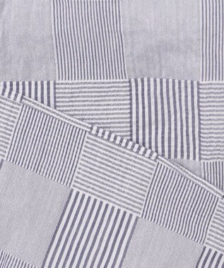 J.PRESS MEN 【クールマックス】サッカーパッチワーク シャツ ネイビー系9