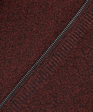 JOSEPH HOMME 【イージーケア】 ヴィスコースリンクス　ジップアップカーディガン ワイン系