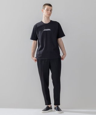 JOSEPH HOMME 【WEB・一部店舗限定】 ライトダブルジャージーロゴプリント　半袖Tシャツ ブラック系
