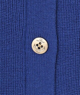 J.PRESS LADIES 【洗える】SEMI WORSTED ハイネック ニット ブルー系