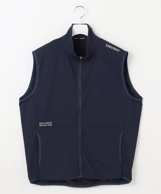 23区GOLF 【MEN】【ストレッチ/撥水】ライトベスト 清涼感と機能性 暑い季節もさわやかに ネイビー系