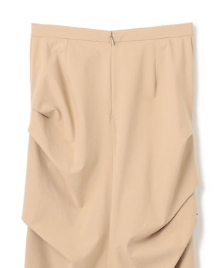 BEIGE， 【接触冷感/UVカット/洗える】YANN / サイドタックIラインロングスカート Beige