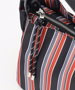 Y'SACCS マルチストライプ すっきりトート Sサイズ レッド