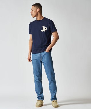 J.PRESS MEN J.PRESS サガラワッペンTシャツ ネイビー系