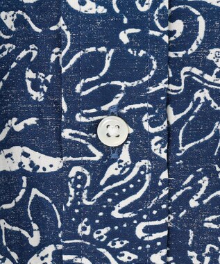 J.PRESS MEN 【J.PRESS YACHT CLUB】アーバンリゾート アロハ シャツ / B.D. ネイビー系5