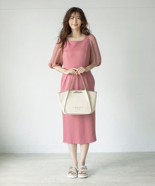 TRIM RIBBON TOTE トートバッグ / TOCCA | ファッション通販 【公式