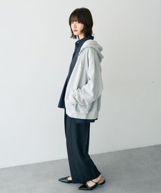 YECCA VECCA 【STAR＆STRIPE】ZIPフーディ Gray