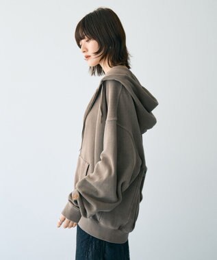 YECCA VECCA 【STAR＆STRIPE】ZIPフーディ Dark Brown