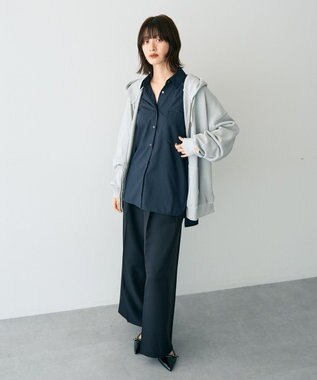 YECCA VECCA 【STAR＆STRIPE】ZIPフーディ Gray