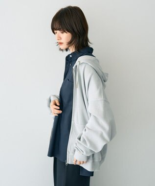 YECCA VECCA 【STAR＆STRIPE】ZIPフーディ Gray