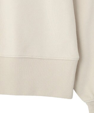 Green Parks ハーフＺｉｐ裏毛プルオーバー Ecru