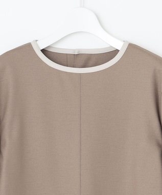 J.PRESS LADIES L 【イージーケア】ウールスムースジャージー カットソー ベージュ系