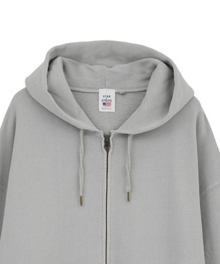 YECCA VECCA 【STAR＆STRIPE】ZIPフーディ Gray