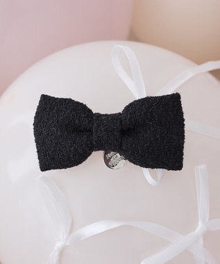 Maison de FLEUR リボンマニアツイードバレッタ