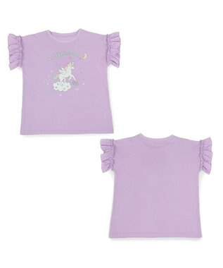 Mother garden マザーガーデン フリル袖 Ｔシャツ Ｍ/L サイズ 100～120cm 120～140cm 《ユニコーン/野いちご》 ユニコーン