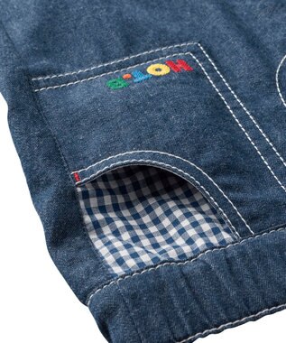 MIKI HOUSE HOT BISCUITS 【80-120cm】 やわらかデニムパンツ 紺