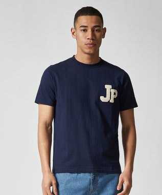 J.PRESS MEN J.PRESS サガラワッペンTシャツ ネイビー系
