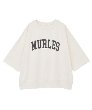 Green Parks ５分袖刺繍ロゴトレＴＥＥ Ivory