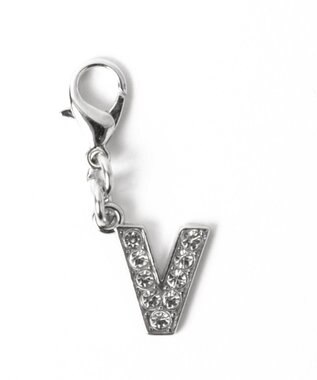 WEGO 【痛バ＆推し活グッズ】シルバービジューアルファベットDIYチャーム15ｍｍ 柄22