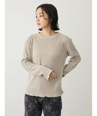 Green Parks ミニプリーツプルオーバー Beige