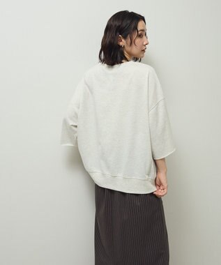 Green Parks ５分袖刺繍ロゴトレＴＥＥ Oatmeal