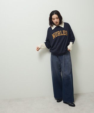 Green Parks ５分袖刺繍ロゴトレＴＥＥ Navy