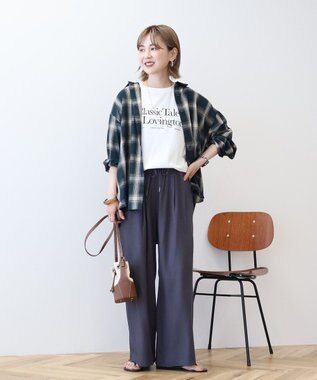 AMERICAN HOLIC イージーケアチェックシャツ【360°着こなしシャツ】 Green