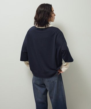 Green Parks ５分袖刺繍ロゴトレＴＥＥ Navy