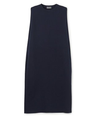 uncrave ダブルフェイスジャージー ワンピース ネイビー