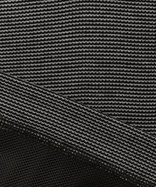 JOSEPH ABBOUD MOUNTAIN デルタメッシュ ハーフZIPカットソー ブラック系