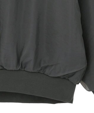 AMERICAN HOLIC オーガンジーレイヤードスウェットプルオーバー Charcoal Gray