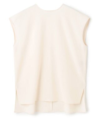 uncrave ドライタッチトロ ノースリーブブラウス エクリュ