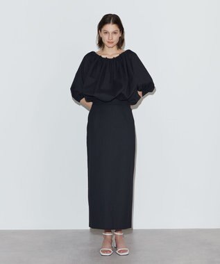 NAVE 【Nave　洗える】リリーIラインスカート ダークブラウン系