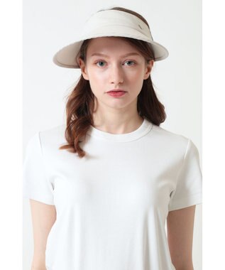 DAKS DAKS GOLF チェックサンバイザー パーチメント