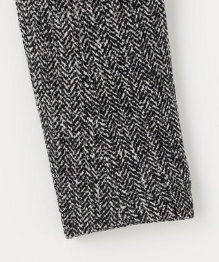 JOSEPH ABBOUD 【キングサイズ・洗える】ツィーディーフリース ブルゾン ブラック系