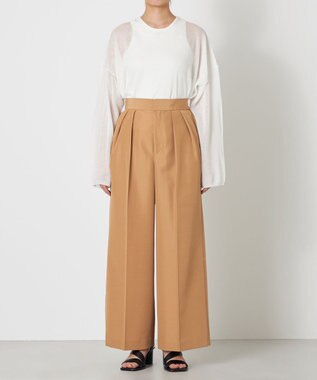 NAVE 【ReNAVE・洗える】シアーニット ロングスリーブ ホワイト系