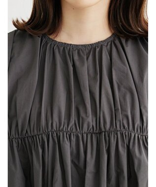 Green Parks ・ＥＬＥＮＣＡＲＥ　ＤＵＥ　ティアードノースリチュニック Charcoal Gray