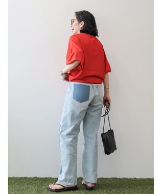 AMERICAN HOLIC ドルマンハイゲージニットプルオーバー Red