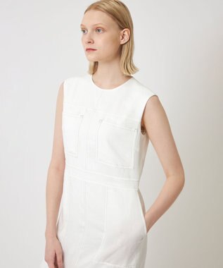 BEIGE， 【S-size】CAROLE / ワンピース White×Sand
