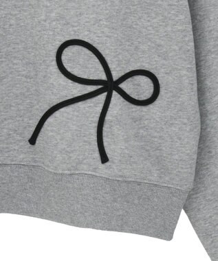 Green Parks ・ｓｗｉｎｇ　ｂｙ　リボンコード刺繍スウェット Gray Mixture