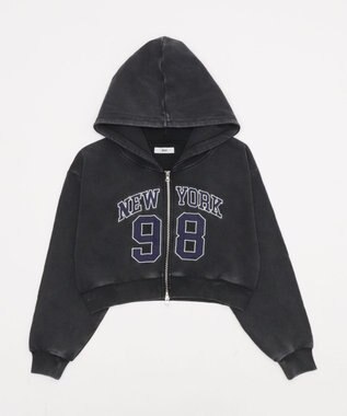 WEGO グラフィックショートZIPパーカー スミクロ