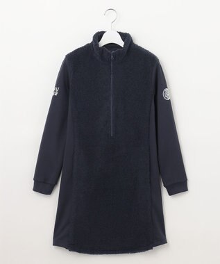 23区GOLF 【WOMEN】ボアワンピース ネイビー系