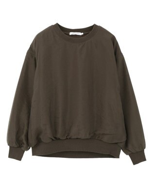 AMERICAN HOLIC オーガンジーレイヤードスウェットプルオーバー Brown