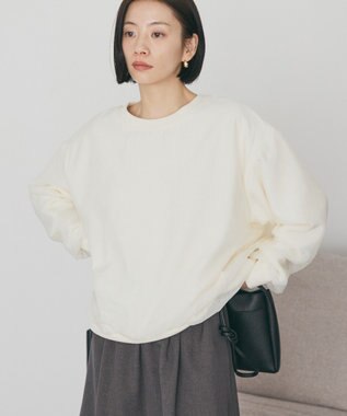 AMERICAN HOLIC オーガンジーレイヤードスウェットプルオーバー Ivory