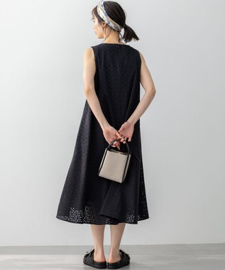 組曲 【WEB限定・新色追加】エンブロイダリーレースノースリーブ ワンピース ブラック系