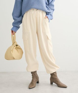 Green Parks ・ＥＬＥＮＣＡＲＥ　ＤＵＥ　コーデュロイカーゴパンツ Ivory